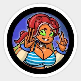 Peachie Sticker